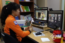 중랑소방서, 유린원광종합사회복지관 비대면 소방안전교육