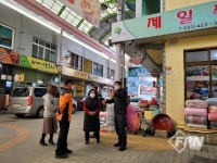 한정환 단양소방서장, 매포 전통시장 화재 예방 안전컨설팅
