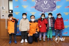 서울중부소방서, 청구어린이집 방문 환영