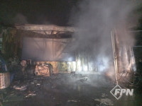 인천서부소방서, 서구 오류동 컨테이너 화재 진압