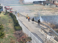 인천중부소방서 자월119지역대, 산불 대비 훈련ㆍ산불 예방 홍보 캠페인