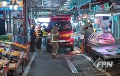 대전동부소방서, 전통시장 화재경계지구 소방출동로 확보 훈련