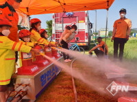 함안소방서, 강나루 오토캠핑장 소방안전체험교육