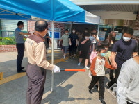 노원소방서-동천학교, 합동 화재ㆍ지진 대피훈련