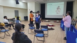 노원소방서, 서울시립 북부장애인 종합복지관 대상 화재 대피 훈련
