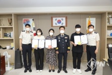 미추홀소방서, 화재예방확인 119sec 인증샷 이벤트 시상식 개최