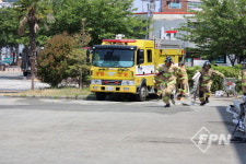 통영소방서, 경남 소방기술경연대회 화재ㆍ구조ㆍ구급 분야 맹훈련