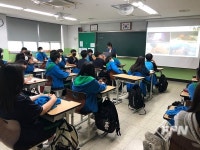 공단소방서, 고잔중 대상 ‘불나면 대피 먼저’ 소방안전교육