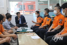 박환희 서울시의원, 노원소방서 공릉119안전센터 방문