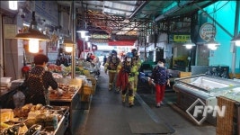 대전동부소방서, 전통시장 화재경계지구 소방출동로 확보훈련