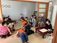 영암소방서 119생활안전순찰대, 신북면사무소ㆍ의소대와 복지서비스 제공