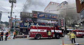 거제소방서, 옥포동 노래주점 화재… 인명피해 없어