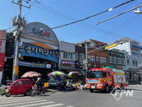 영광소방서, ‘소방차 길 터주기’ 훈련