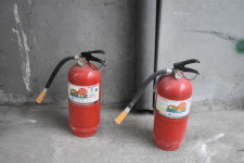 마포소방서, 노고산동 인근 주차장 지붕 화재… 소화기로 초기 진화