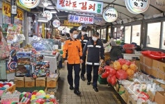 은평소방서, 관내 전통시장 관서장 현장 점검