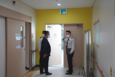 채열식 청주서부소방서장, 하나노인전문병원 현장 지도