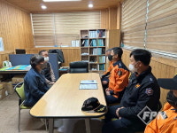 하동소방서, 겨울철 대비 다온자연요양병원 현장 지도