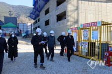 김화식 창녕소방서장, 아파트 신축공사장 현장지도점검