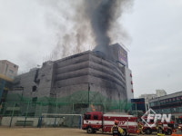 영등포소방서, 대림중학교 창의관 공사현장 화재… 1명 구조 완료
