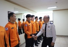 엄준욱 인천소방본부장, 남동소방서 직원들과 소통ㆍ격려 시간 가져