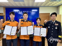 거제소방서, 시민 생명 구한 구급대원 3명에 ‘하트세이버’ 수여