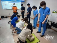 남동소방서, 서울바른척도병원 심폐소생술교육