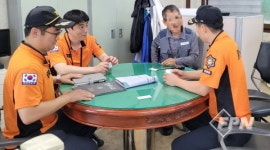 영종소방서,소방응원협정체결 업체 (주)세종해운에 감사 전해