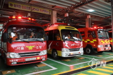 성북소방서, 23일 전국 동시 소방차 길 터주기 훈련