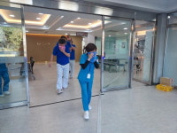 하동소방서, 우리들병원 합동 소방훈련