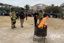 인천중부소방서, 인성여자고등학교와 합동소방훈련