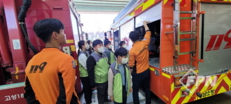 대성초 교직원ㆍ학생, 경남고성소방서 위문