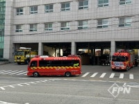 청주서부소방서, 전국 동시 소방차량 길 터주기 훈련