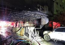 대전 유성구 공동주택 1층 필로티 주차장서 불… 17명 병원 이송