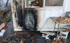 경기 용인시 컨테이너 창고 화재… 인명피해 없어