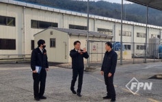 조형용 합천소방서장, 현대약품(주) 합천공장 현장점검