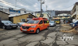 부평소방서, 소방차량 동승체험ㆍ출동로 확보 훈련