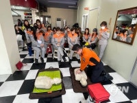 남동소방서, 만수119안전센터 신규 의소대원 대상 심폐소생술 교육