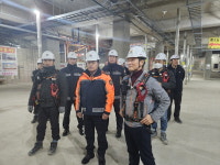 구로소방서, 봄철 건설현장 화재예방 간담회ㆍ현장 안전지도