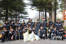 속초소방서, 영랑호 둘레길 환경정화 캠페인