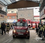 철원소방서, 와수전통시장 대상 소방차 길 터주기 훈련ㆍ화재 예방 캠페인