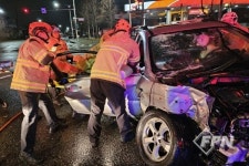 인천중부소방서 119구조대, 교통사고 현장서 구조대상자 안전 구조