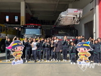 송도소방서, 신송중 119청소년단 미래소방관 체험교육