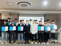 순천제일대학교 소방방재장학회, 소방방재과 학생에 장학금 수여