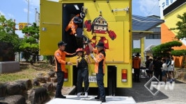 구례소방서, 구례중앙초 한국119청소년단 입단식ㆍ소방안전체험장 운영