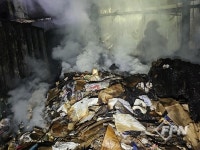 계양소방서, 폐기물처리공장 화재 진압… 신고자는 소화기로 진화 시도