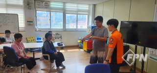 보은소방서, 복지관 장애인 대상 맞춤형 소방안전교육