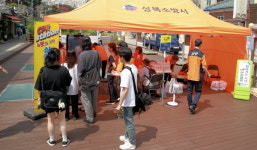 성북소방서, 정릉시장서 폭염 대비 ‘찾아가는 119안전캠프’ 운영