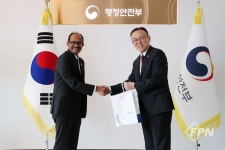 이한경 행안부 재난안전관리본부장, 카말 키쇼어 UNDRR 특별대표 접견
