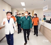 이한경 행안부 재난안전관리본부장, 충북도립노인전문병원 방문