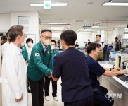 이한경 행안부 재난안전관리본부장, 추석 연휴 대비 충남 홍성의료원 방문